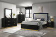 Caraway California King, E.King, & Queen Bed Black & White - National Warehouse Furniture (Buffalo, NY)