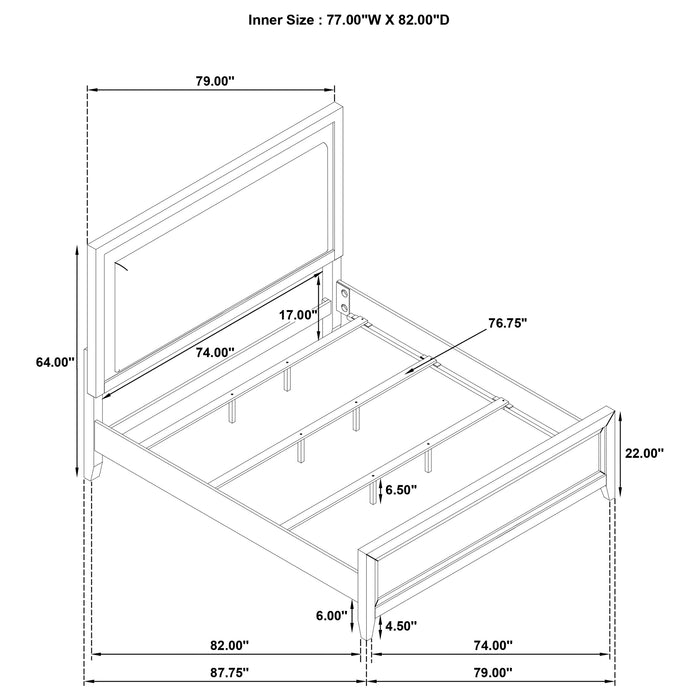 Marielle California King, E.King, & Queen Bed - National Warehouse Furniture (Buffalo, NY)