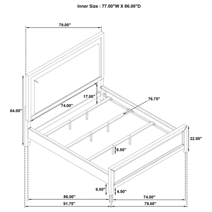 Marielle California King, E.King, & Queen Bed - National Warehouse Furniture (Buffalo, NY)