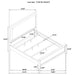 Marielle California King, E.King, & Queen Bed - National Warehouse Furniture (Buffalo, NY)
