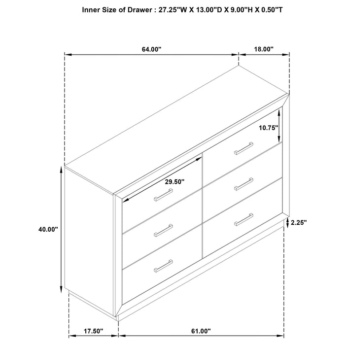 Kenora 4 & 5 Piece Bedroom Set E.King, Queen, & Cal.king - National Warehouse Furniture (Buffalo, NY)