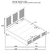 Terrace California King, E.King, & Queen Bed - National Warehouse Furniture (Buffalo, NY)
