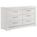 Ives 4 & 5 Piece Bedroom Set E.king & Queen White & Grey - National Warehouse Furniture (Buffalo, NY)