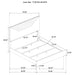 Ives 4 & 5 Piece Bedroom Set E.king & Queen White & Grey - National Warehouse Furniture (Buffalo, NY)