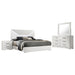 Ives 4 & 5 Piece Bedroom Set E.king & Queen White & Grey - National Warehouse Furniture (Buffalo, NY)