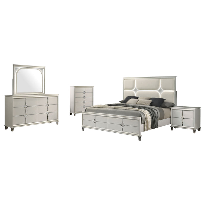 Olivia 4 & 5 Piece Bedroom Set E.King, Queen, & Cal.King - National Warehouse Furniture (Buffalo, NY)
