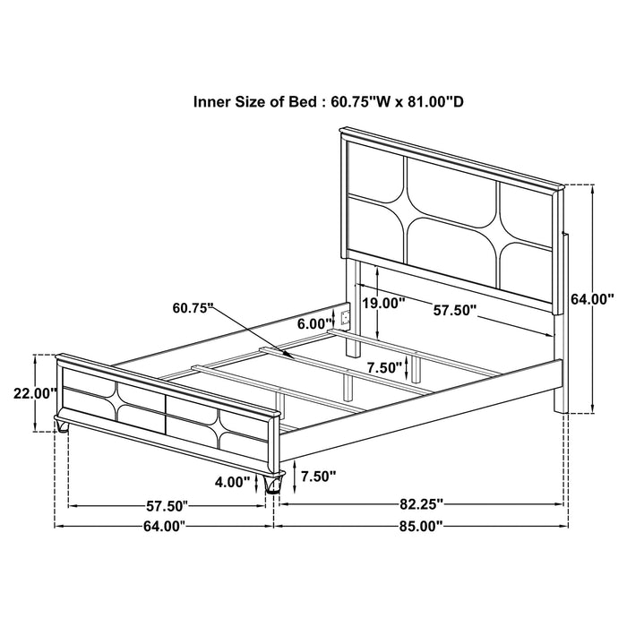 Olivia 4 & 5 Piece Bedroom Set E.King, Queen, & Cal.King - National Warehouse Furniture (Buffalo, NY)