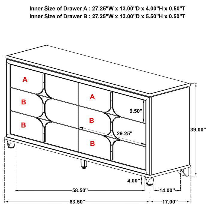 Olivia 4 & 5 Piece Bedroom Set E.King, Queen, & Cal.King - National Warehouse Furniture (Buffalo, NY)