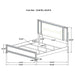 Marmore 4 & 5 Pc E.king, Cal.king, & Queen Bedroom Set - National Warehouse Furniture (Buffalo, NY)