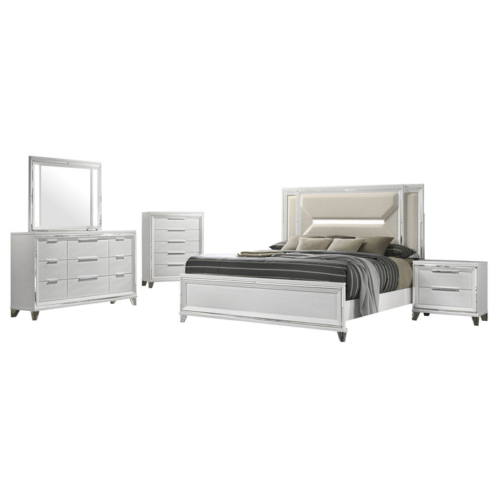 Marmore 4 & 5 Pc E.king, Cal.king, & Queen Bedroom Set - National Warehouse Furniture (Buffalo, NY)