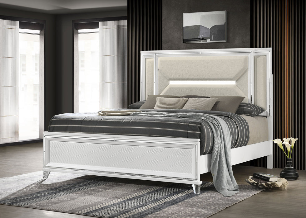 Marmore California King, E.King, & Queen Bed - National Warehouse Furniture (Buffalo, NY)