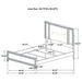 Marmore 4 & 5 Pc E.king, Cal.king, & Queen Bedroom Set - National Warehouse Furniture (Buffalo, NY)