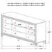 Marmore 4 & 5 Pc E.king, Cal.king, & Queen Bedroom Set - National Warehouse Furniture (Buffalo, NY)