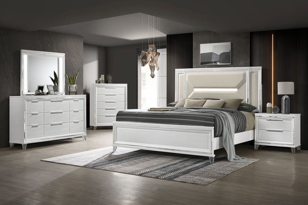 Marmore California King, E.King, & Queen Bed - National Warehouse Furniture (Buffalo, NY)