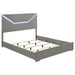 Ives 4 & 5 Piece Bedroom Set E.king & Queen White & Grey - National Warehouse Furniture (Buffalo, NY)