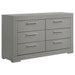 Ives 4 & 5 Piece Bedroom Set E.king & Queen White & Grey - National Warehouse Furniture (Buffalo, NY)
