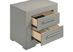 Ives 4 & 5 Piece Bedroom Set E.king & Queen White & Grey - National Warehouse Furniture (Buffalo, NY)