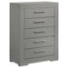 Ives 4 & 5 Piece Bedroom Set E.king & Queen White & Grey - National Warehouse Furniture (Buffalo, NY)