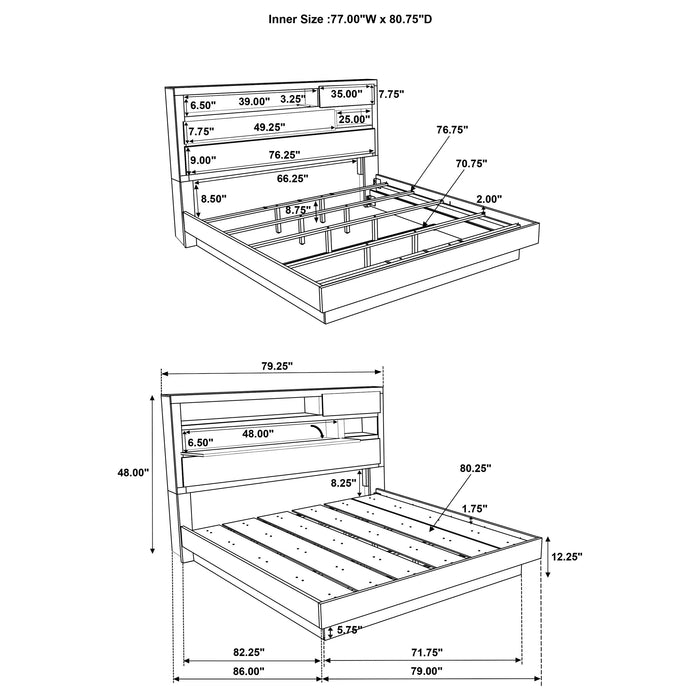 Fenwick 4 & 5 Piece Bedroom Set - National Warehouse Furniture (Buffalo, NY)