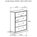 Fenwick 4 & 5 Piece Bedroom Set - National Warehouse Furniture (Buffalo, NY)