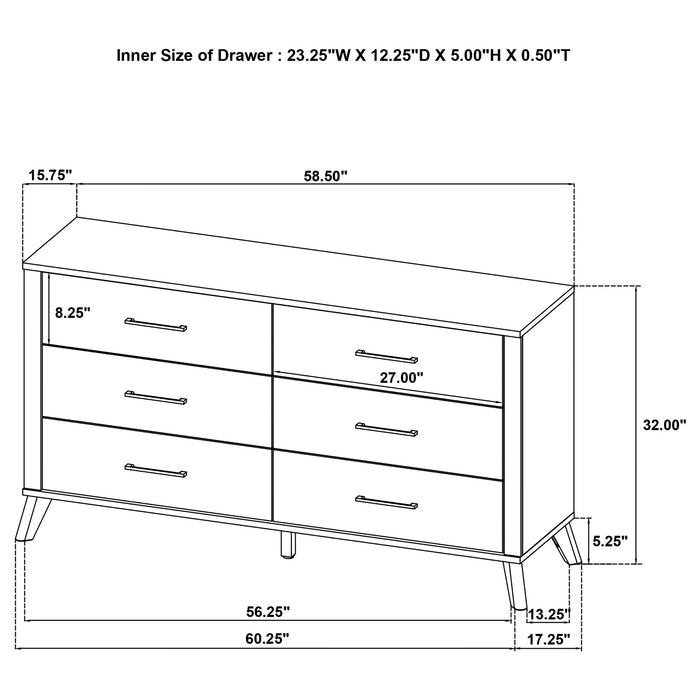 Kaywood 4 & 5 Pc Bedroom Set Full, E.King, Queen & Twin - National Warehouse Furniture (Buffalo, NY)