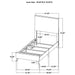 Kaywood 4 & 5 Pc Bedroom Set Full, E.King, Queen & Twin - National Warehouse Furniture (Buffalo, NY)