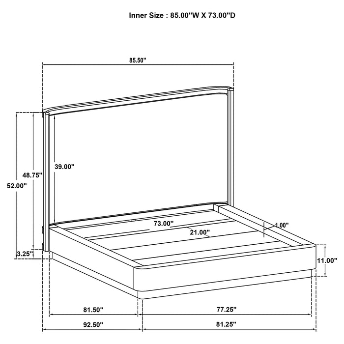 Kailani 4 & 5 Pc Bedroom Set E.King, Cal.King & Queen - National Warehouse Furniture (Buffalo, NY)
