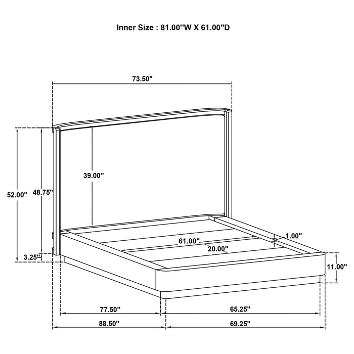 Kailani 4 & 5 Pc Bedroom Set E.King, Cal.King & Queen - National Warehouse Furniture (Buffalo, NY)
