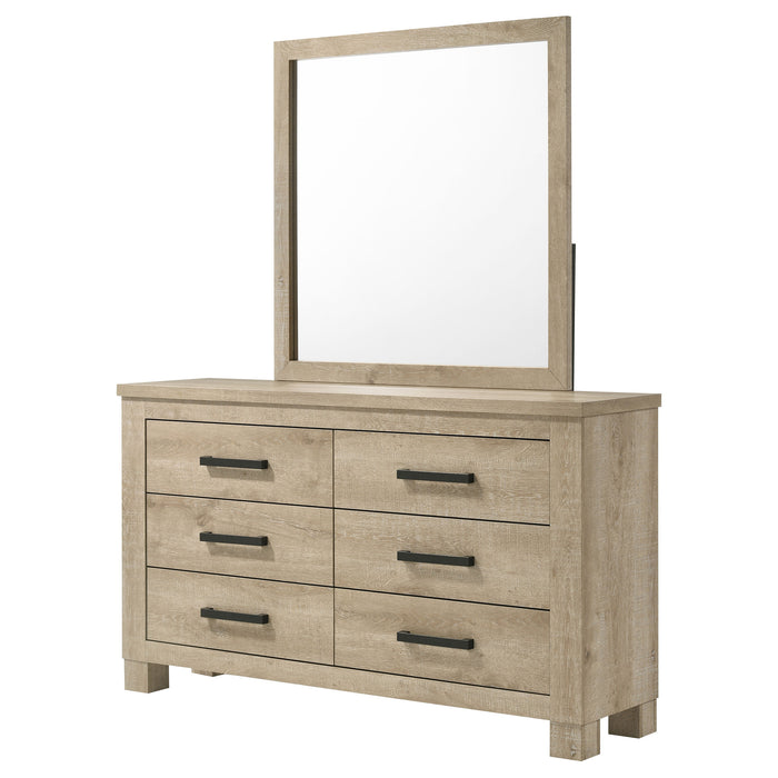 Oakglen Dresser With Mirrors - National Warehouse Furniture (Buffalo, NY)