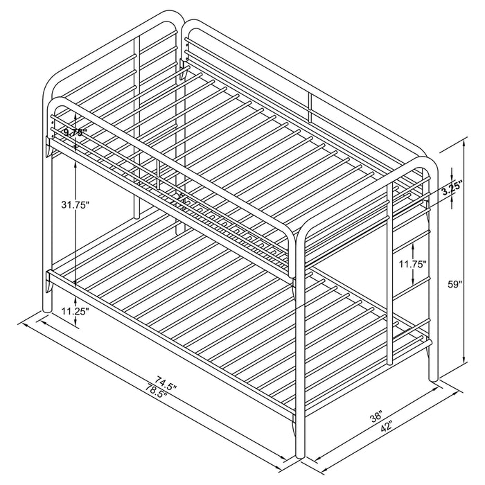 Morgan Bunk Beds - National Warehouse Furniture (Buffalo, NY)