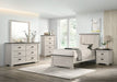 Crown Mark Furniture Leighton Twin Panel Bed in White B8180-T - National Warehouse Furniture (Buffalo, NY)