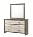 Crown Mark Furniture Rhett Dresser Mirror in Gray - National Warehouse Furniture (Buffalo, NY)