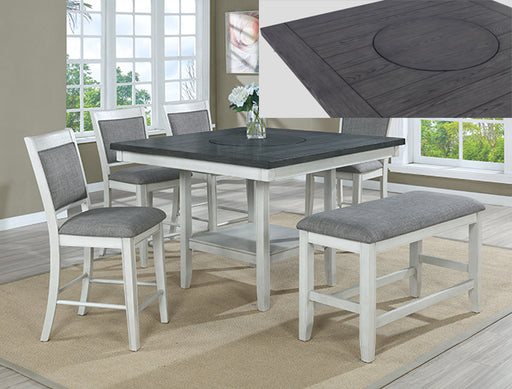 FULTON COUNTER HT. TABLE CHALK GREY - National Warehouse Furniture (Buffalo, NY)