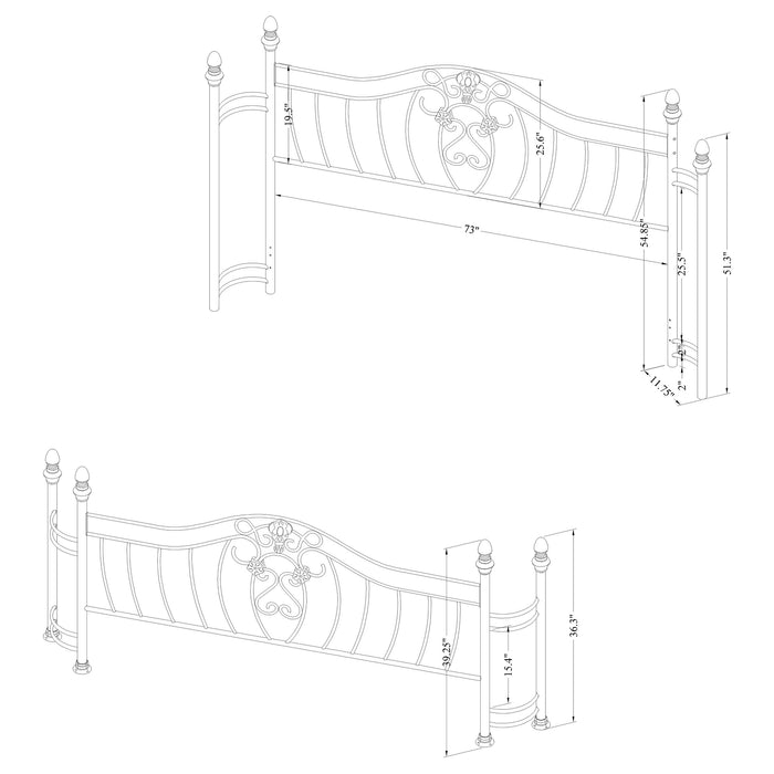 Sydney Eastern King & Queen Bed - National Warehouse Furniture (Buffalo, NY)