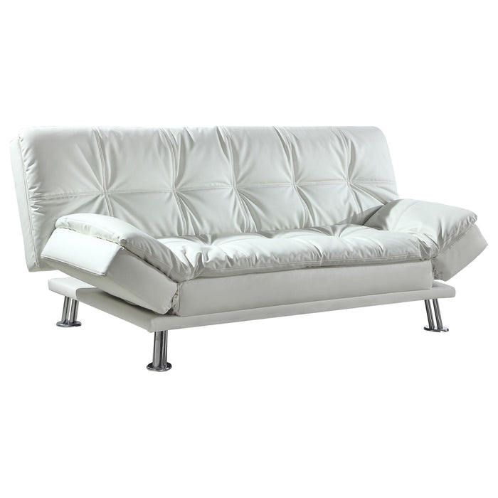 Dilleston Tufted Back Upholstered Sofa Bed Grey - National Warehouse Furniture (Buffalo, NY)