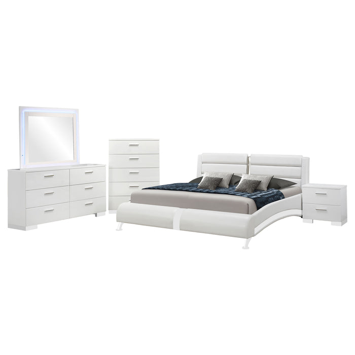 Jeremaine 5 Pc Bedroom Sets White - National Warehouse Furniture (Buffalo, NY)