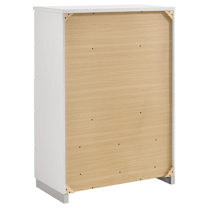 Jeremaine 5 Pc Bedroom Sets White - National Warehouse Furniture (Buffalo, NY)