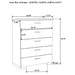 Jeremaine 5 Pc Bedroom Sets White - National Warehouse Furniture (Buffalo, NY)