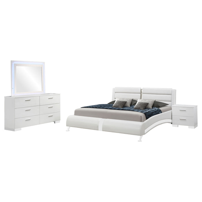Jeremaine 5 Pc Bedroom Sets White - National Warehouse Furniture (Buffalo, NY)
