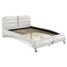 Jeremaine California King, E.King, & Queen Upholstered Bed White - National Warehouse Furniture (Buffalo, NY)