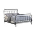 Livingston California King, E.King, & Queen Panel Metal Bed Dark Bronze - National Warehouse Furniture (Buffalo, NY)