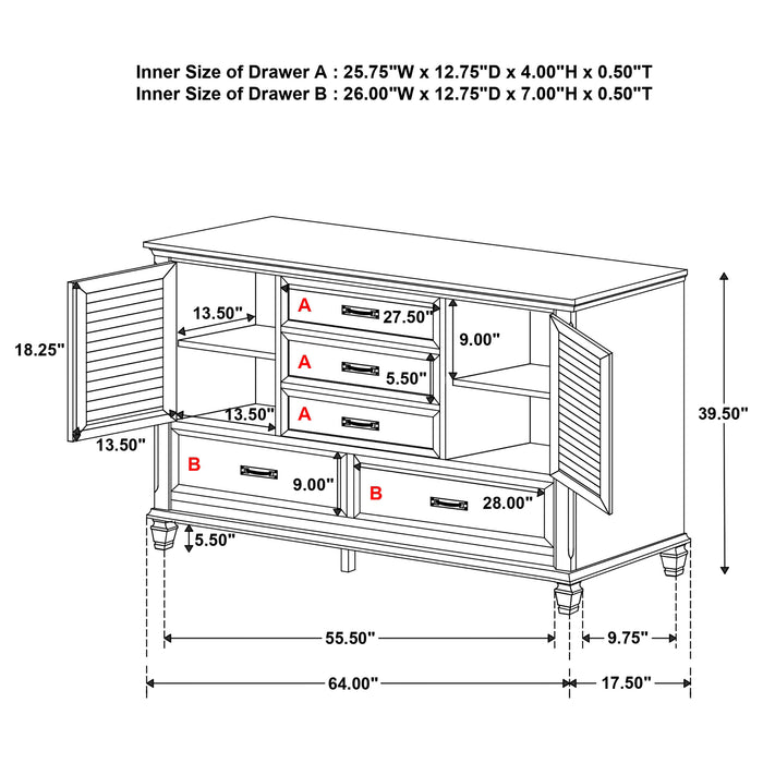 Devon Bedroom Set White - National Warehouse Furniture (Buffalo, NY)
