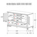 Devon Bedroom Set White - National Warehouse Furniture (Buffalo, NY)