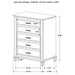 Devon Bedroom Set White - National Warehouse Furniture (Buffalo, NY)