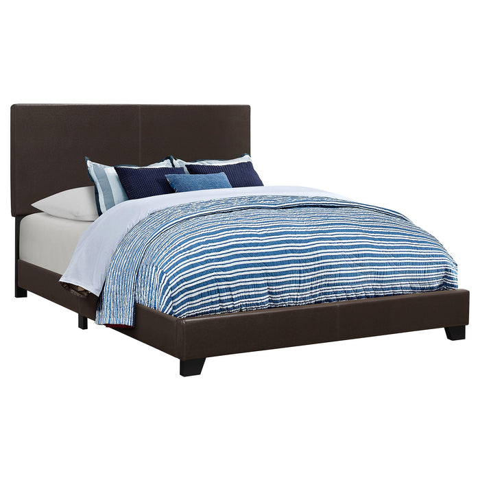 Dorian Upholstered California King, E.King, & Queen Bed Black, Brown, & Grey - National Warehouse Furniture (Buffalo, NY)
