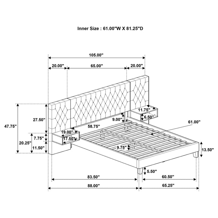 Marley Eastern King & Queen Bed - National Warehouse Furniture (Buffalo, NY)