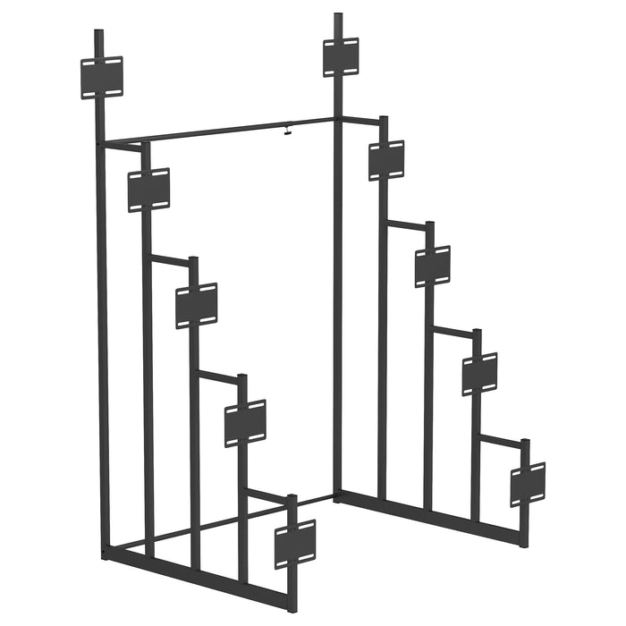 Duarto 5-tier Headboard Display Rack Black - National Warehouse Furniture (Buffalo, NY)