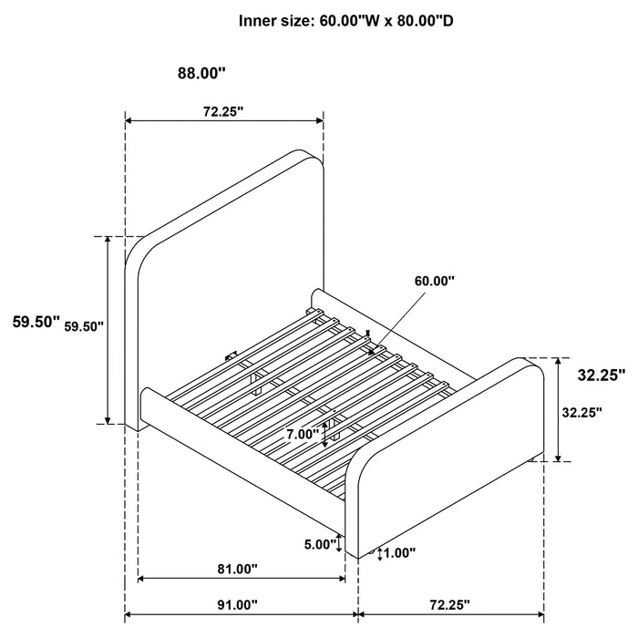 Wren Eastern King & Queen Bed - National Warehouse Furniture (Buffalo, NY)