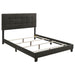 Mapes Tufted Upholstered Eastern King, Queen, Twin & Full Bed Charcoal & Grey - National Warehouse Furniture (Buffalo, NY)