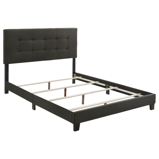 Mapes Tufted Upholstered Eastern King, Queen, Twin & Full Bed Charcoal & Grey - National Warehouse Furniture (Buffalo, NY)